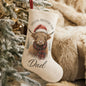 Highland cow personalised Christmas stocking