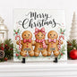 Gingerbread family personalised glass board
