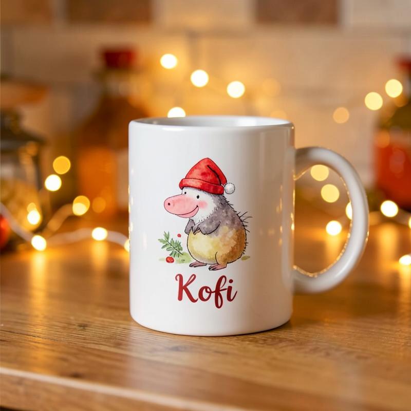 Christmas gonk personalised mug
