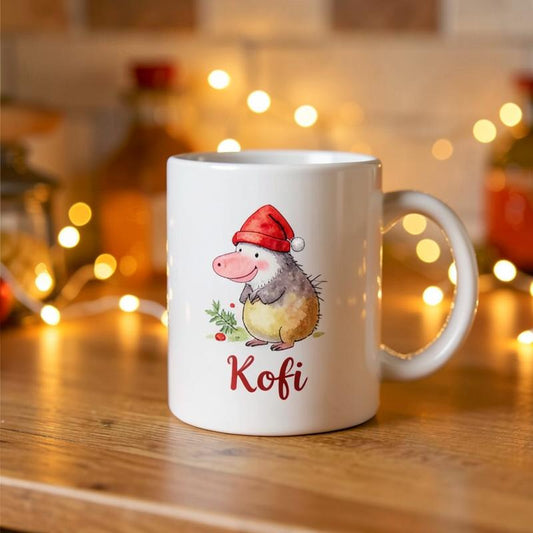 Christmas gonk personalised mug