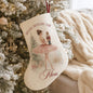 Ballerina personalised Christmas stocking