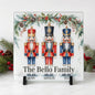 Nutcracker trio personalised glass board